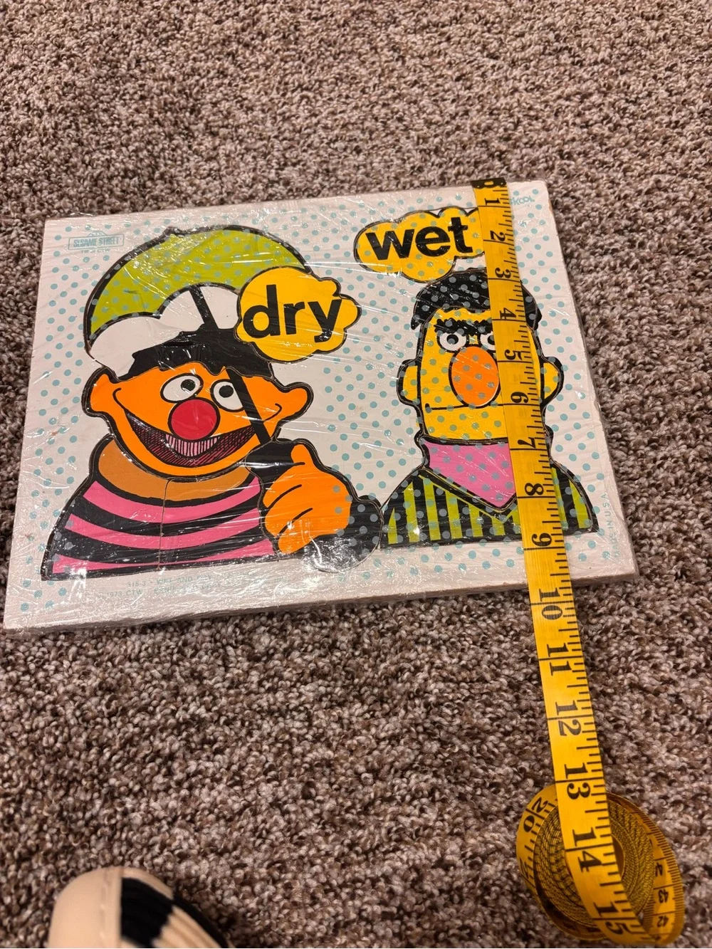 1973 Sesame Street Bert & Ernie Pop Art puzzle